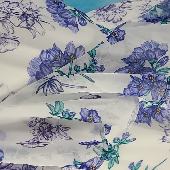 New Yumi Kim My Everything Ruffle Maxi Dress In Dancing Lilac Size Large - Picture 10 of 16